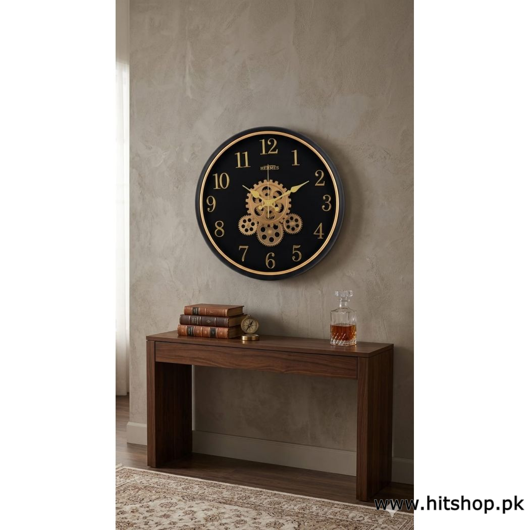 Home Decor Wall Clock Gear Moving Imported